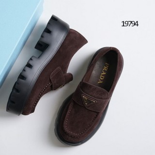 [ P ] 25FW 여성 스웨이드 로퍼 다크브라운 (여성)