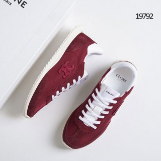 [ C ] 레이서 로우 탑 버건디 스니커즈 (여성)