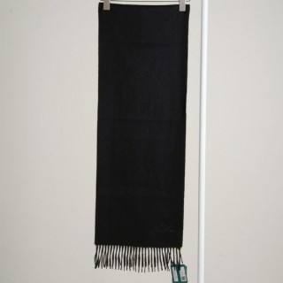 [ L ] 남여공용 프린지 캐시미어 머플러 블랙
