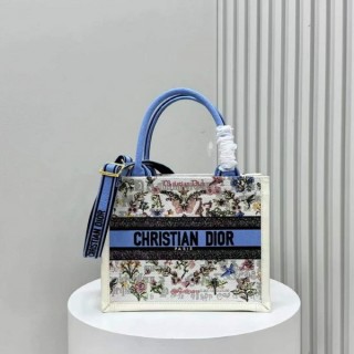 디* 고급 자수 북 토트백 스몰