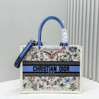 디* 고급 자수 북 토트백 미듐