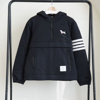 [ T ] 도그 자수 4바 아노락 본딩기모 후드자켓