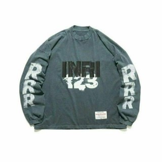 피**** x 123 긴팔 워싱 티셔츠