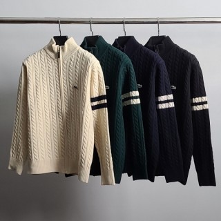 [LC] 로고와펜 완장 케이블 니트 집업