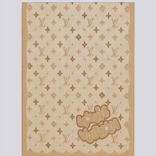 [ L ] 레이캬비크 레터링 울 자카드 태슬 숄 머플러