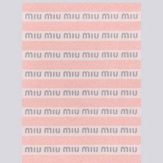 [ M ] 로고 스트라이프 울 자카드 태슬 숄 머플러