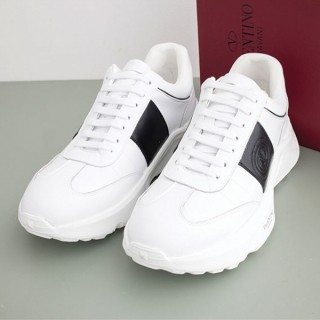 [ V ] 배색 레더 스니커즈 (남성)