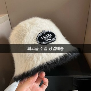 프* 앙고라 패치 버킷햇