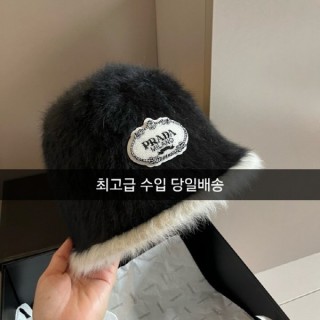 프* 앙고라 패치 버킷햇