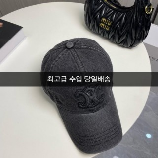 [ C ] 코튼 프리옹프 데님 볼캡