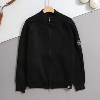 [ P ] 육각패치 집업 니트 가디건