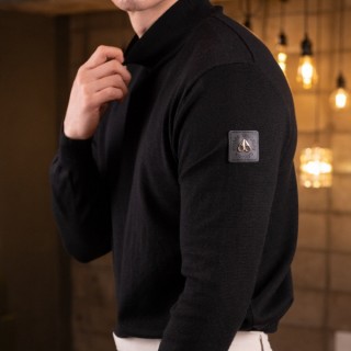 무* 시그니처 캐시미어 반목니트