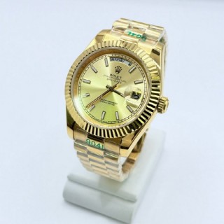 로* 데이-데이트 40mm 옐로우 골드 오이스터 시계