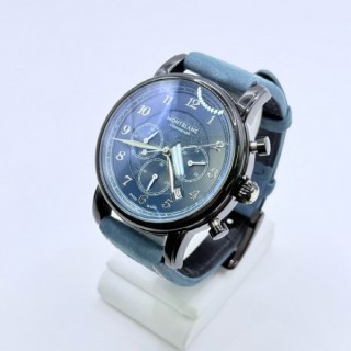 몽* 스타 레거시 크로노그래프 블루 박서준시계