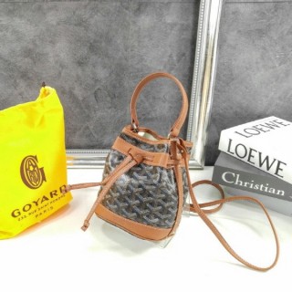 고** 쁘띠플로 미니 버킷백 ㅡ탄