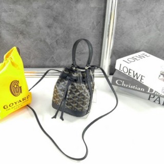 고** 쁘띠플로 미니 버킷백 ㅡ 블랙