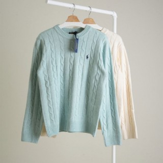 [ P ] 랄프로렌 케이블 울 크루넥 니트