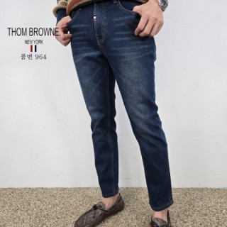 TB 수입원단 밍크기모 데님 팬츠