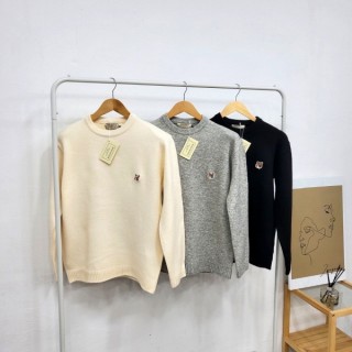 MG 폭스헤드 울캐시미어 라운드 니트