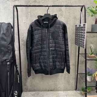 CH 말굽패치 후드경량패딩