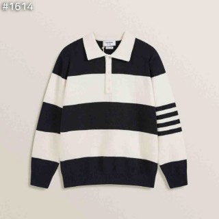 톰* 럭비 스트라이프 폴로 니트