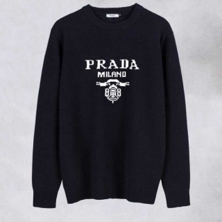 [ P ] 밀라노 인타르시아 자카드 울 니트 풀오버