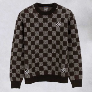 [ L ] 엠벨리시드 울 다미에 니트 풀오버