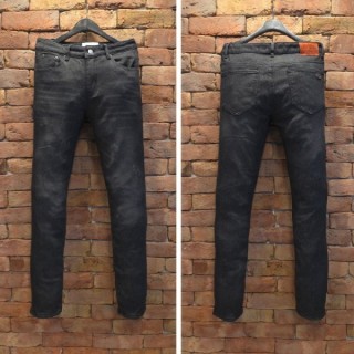 구* (GG매탈로고 워싱블랙 기모팬츠)