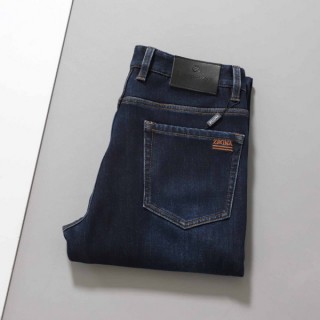 [ Z ] 수입 스트레이트 다크블루 기모 진