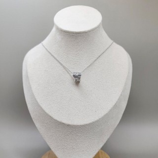 불** 세르펜티 바이퍼 펜던트 다이아 실버 목걸이