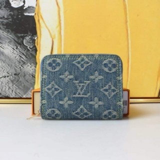 루* 데님 동전지갑