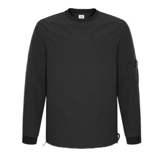 C* 다이애그널 레이즈드 플리스 크루넥 스웨트셔츠