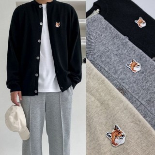 MG 폭스헤드 라운드넥 가디건