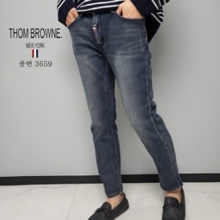 TB 융기모 진청 워싱 청바지