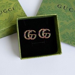 [ G ] GG 쥬얼 스톤 빈티지 골드 이어링