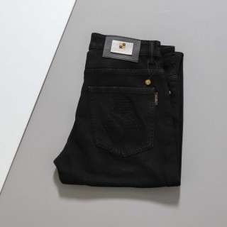 [ L ] 수입 엠보 로고 스판 데님 팬츠