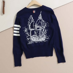 [ T ] 수입 요트 니트 캐주얼 카디건 스웨터 (여성)