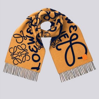 [ L ] 아나그램 아트워크 울 자카드 태슬 머플러