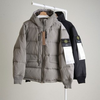 테크 포켓 후드 패딩자켓