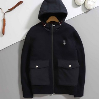 [ B ] 수입 모닐리 코튼 집업 후드 니트 패딩 재킷