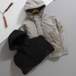 [ P ] 포켓 레드탭 포인트 패딩 자켓