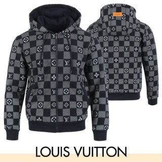 L* 체스 나염 후드 집업