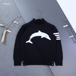 [ T ] 밀라노 사선 4바 폴라넥 스웨터