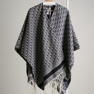 [ D ] 오블리크 여성 캐시미어 케이프