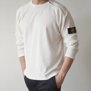 사선지퍼 라운드 티