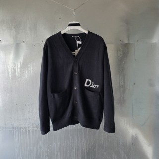 디* 로고 자수 힐튼 넬 가디건