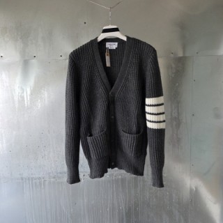 톰* 사선 스트라이프 브이넥 가디건