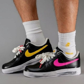 나* x 피스마이너스원 에어포스 1 로우 파라노이즈 3.0 블랙 앤 멀티컬러 (남여공용)