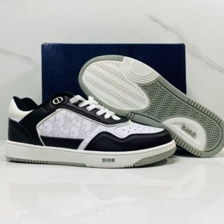 디* B27 로우탑 스니커즈 스무스 카프스킨 데님 디올 오블리크 갤럭시 레더 블랙 화이트 (남성)