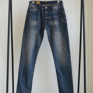 [ D ] 수입고퀄 스틸패치 데님